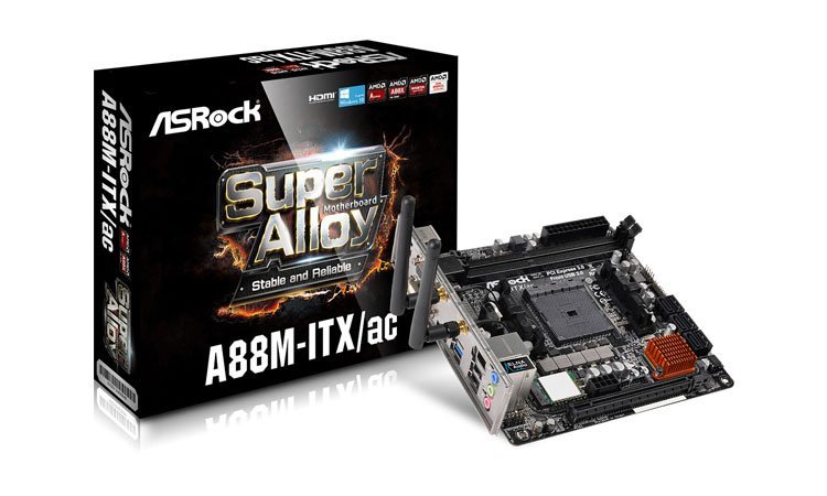 ASRock A88XM-ITXac : Une carte mini-ITX pour AMD !
