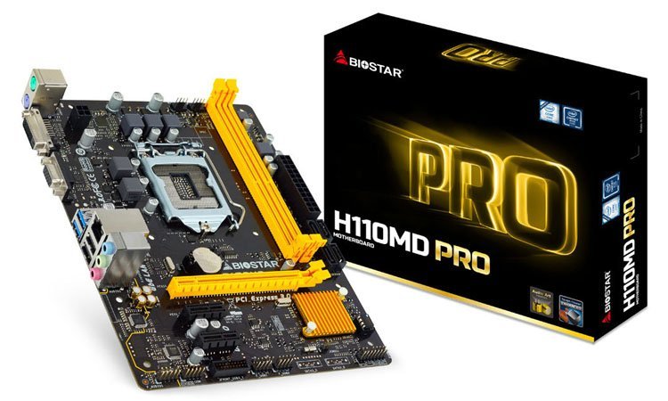 Biostar H110MD Pro : Du micro-ATX à petit prix !