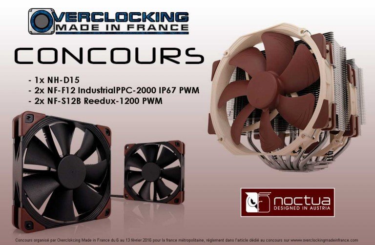 [Concours] Gagne ton ventirad et tes ventilateurs Noctua !