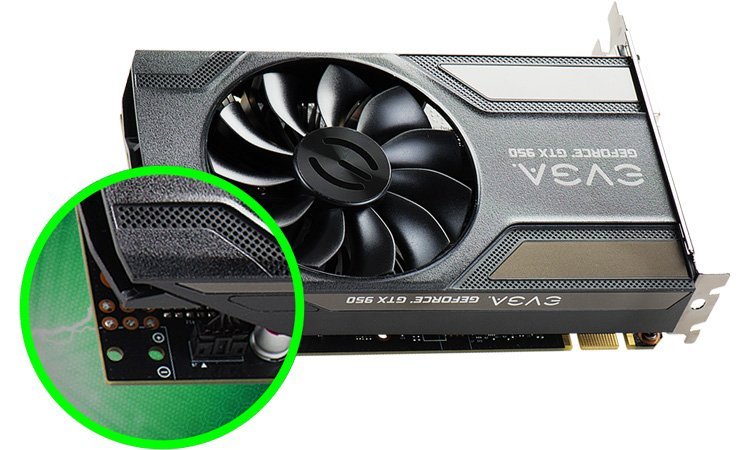 On continue avec les GTX 950 75W avec EVGA !