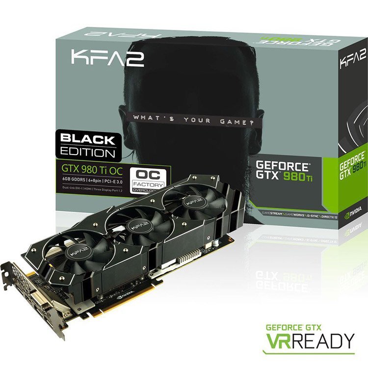 [Bon Plan] Une GTX 980Ti de chez KFA² à moins de 570€ !