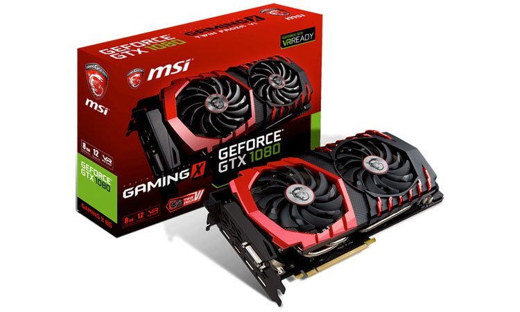 On enchaine avec les GTX 1080 custom de MSI !