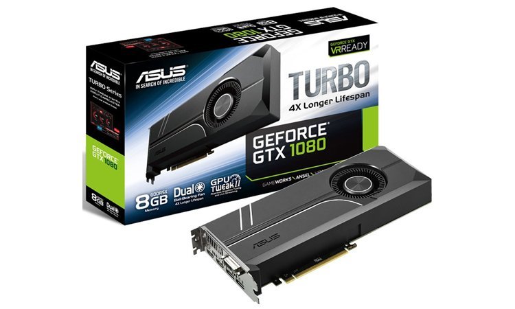 La gamme Turbo est de retour chez ASUS avec une GTX 1080