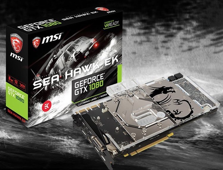Des GTX 1080 et 1070 watercoolées chez MSI