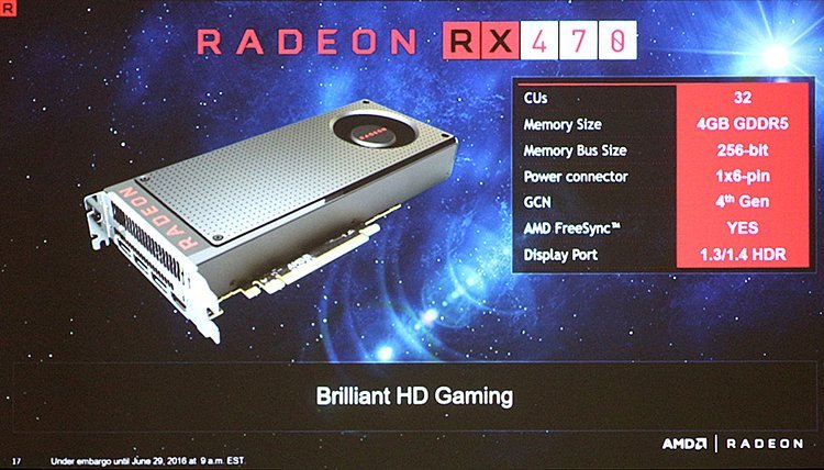 AMD annonce ses RX 470 et RX 460 !