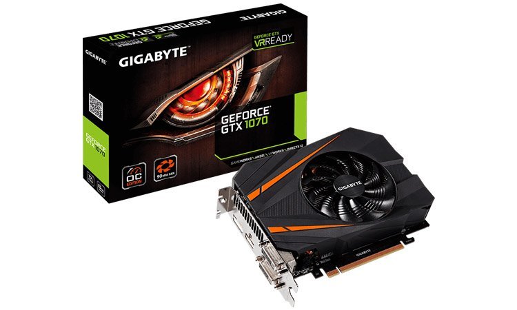 Gigabyte propose aussi une GTX 1070 Mini ITX OC !