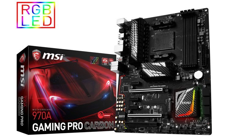 MSI : Le carbon RGB débarque sur les cartes mères AMD !