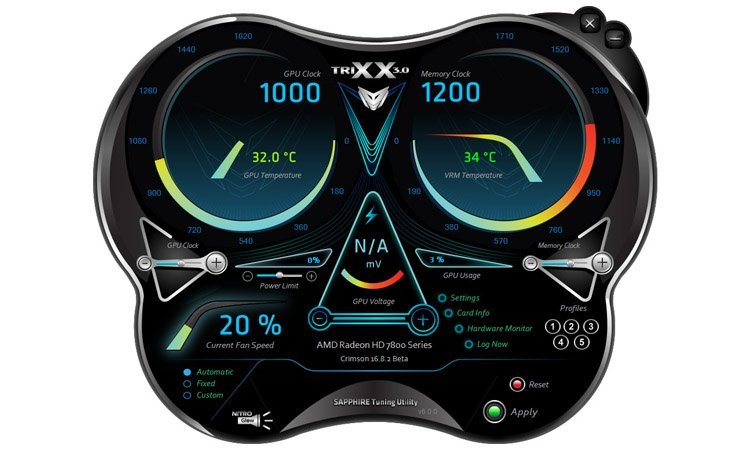 Sapphire met à jour son logiciel d&rsquo;overclocking TriXX en 6.0.0