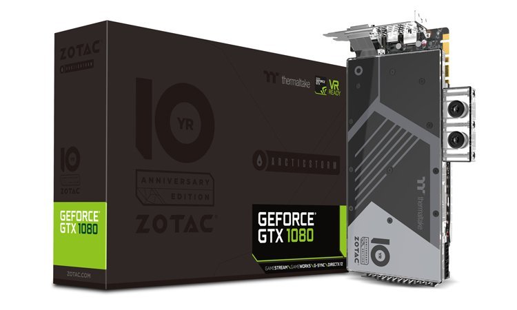 Zotac annonce une GTX 1080 Arctic Storm 10th Anniversary !