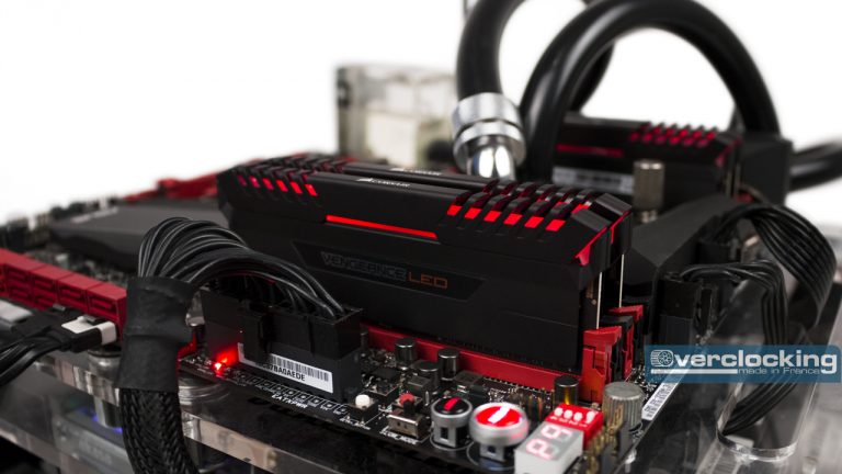 Test : DDR4 Corsair Vengeance LED 4x8Go 3466Mhz CAS16 1.35V