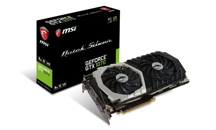 MSI GTX 1070 Quick Silver : Quand la firme passe au gris !