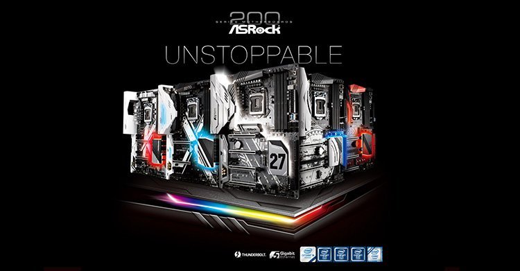 ASRock fait le plein de cartes mères en 200 séries !