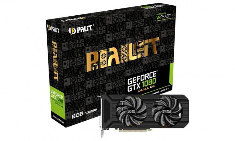 Ainsi, la Palit GTX 1080 Dual OC naquit !