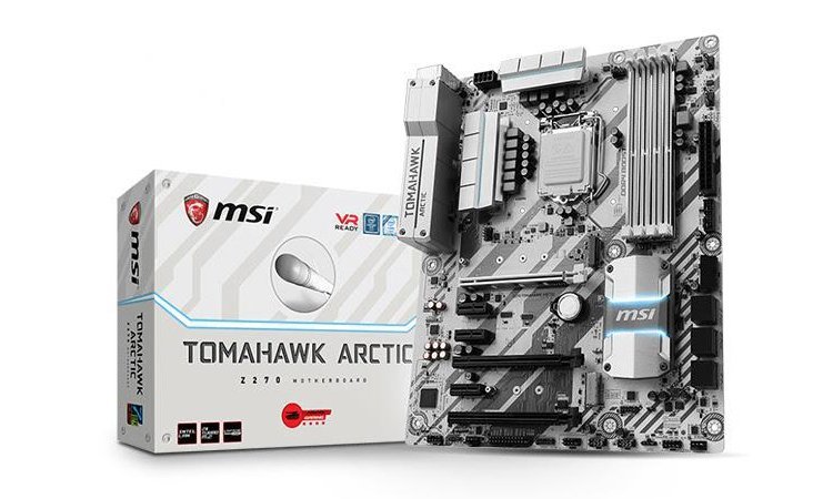 Les Z270 Tomahawk et B250M Mortar passent à la sauce Arctic chez MSI !