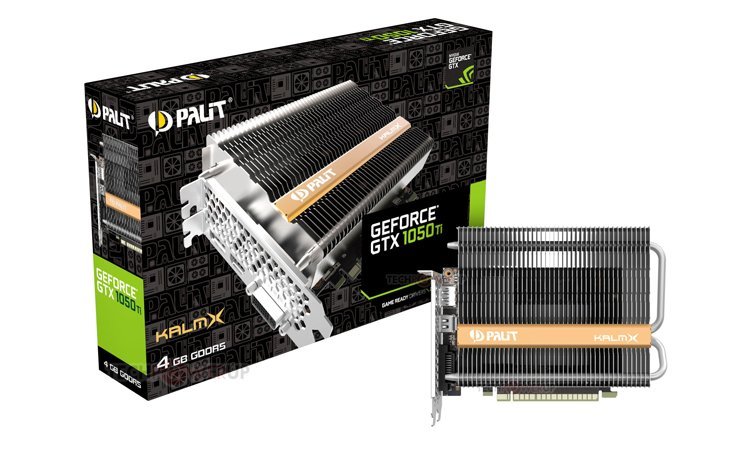 GTX 1050 Ti KalmX : Une petite 1050 Ti passive chez Palit !