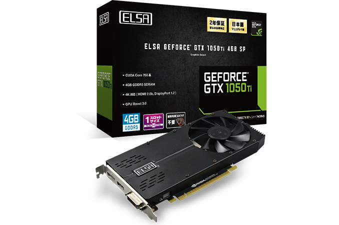 Elsa propose une GTX 1050 Ti single slot !