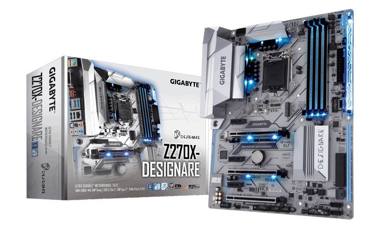 Gigabyte Z270X Designare : Une carte mère RGB qui éclaire vraiment blanc !