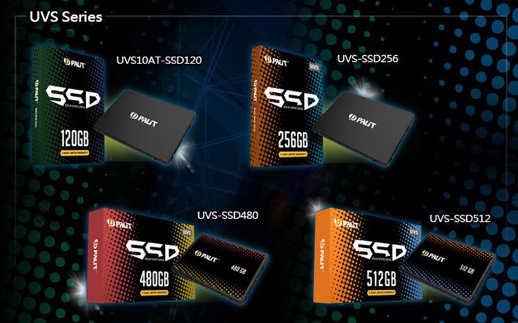 Palit se lance maintenant dans le SSD avec ses séries UVS et GFS