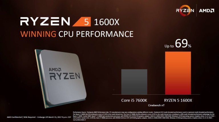RyZen 5 : Un prix de lancement à partir de $170 !