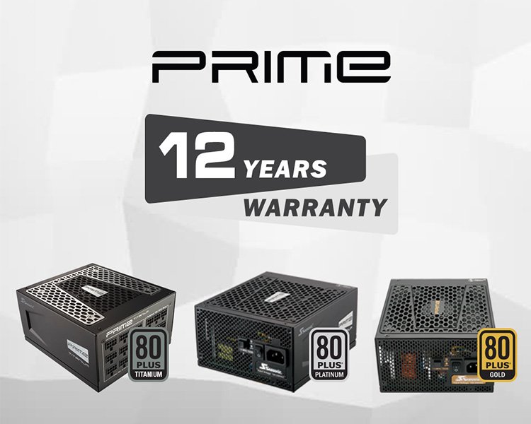 Seasonic étend la garantie de ses Prime à 12 ans !