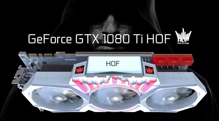 La GTX 1080 Ti HOF de Galax propose elle aussi un affichage LCD !