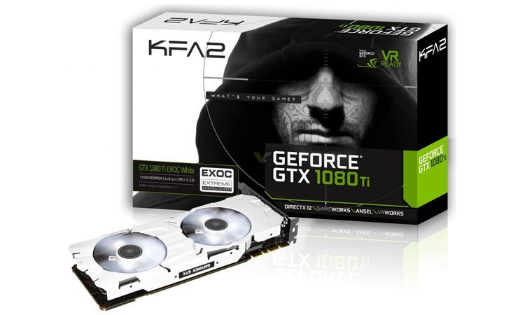 GTX 1080 Ti ExOC White : Une nouvelle carte toute blanche par KFA2 !