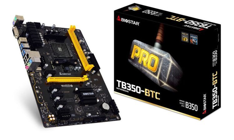 TA320-BTC et TB350-BTC : deux cartes pour mineurs chez Biostar !