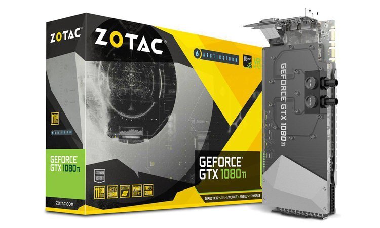 Plouf, plouf, ce sera toi la GTX 1080 Ti ArcticStorm de Zotac !