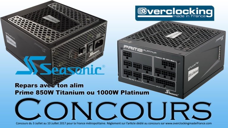 Résultat du concours Seasonic 07/07