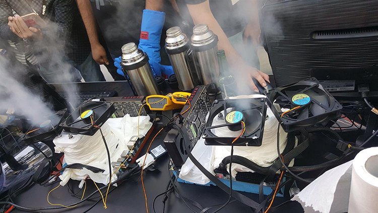 Un Threadripper 1950X O.C à 5.2 GHz = gros score sur Cinebench !