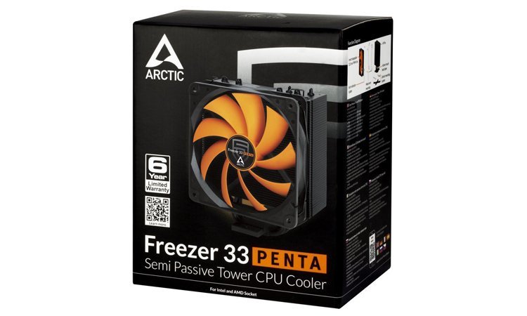 Freezer 33 Penta : Arctic décline une nouvelle fois son ventirad !