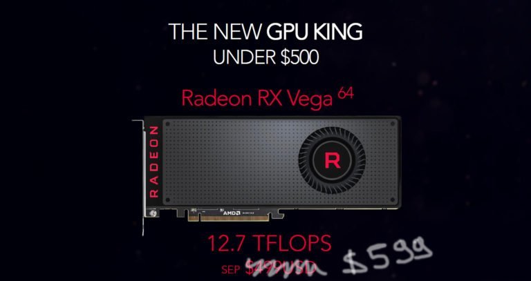 RX Vega : Les prix annoncés ne seraient qu&rsquo;une « promo » de lancement !