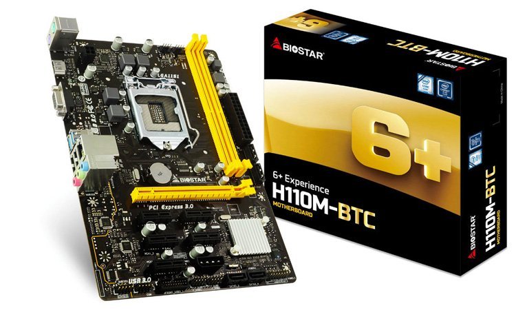 H110M-BTC : Biostar s&rsquo;attaque au mining en micro-ATX !