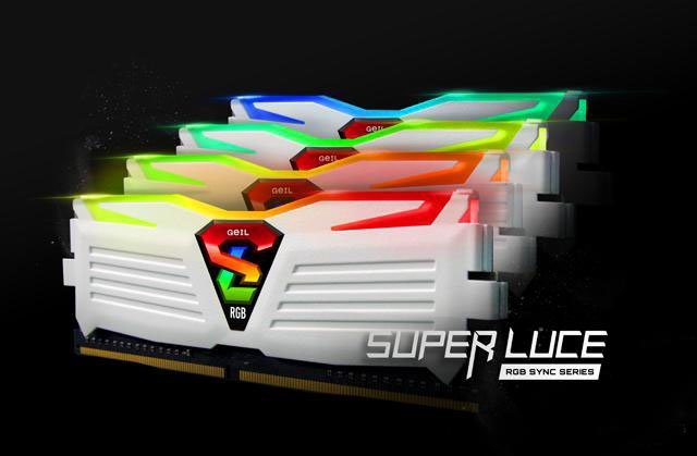 Geil annonce sa RAM DDR4 Super Luce RGB Sync Gaming !
