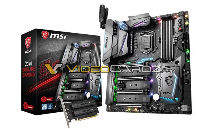 Les premières cartes mères Intel Z370 sont visibles !