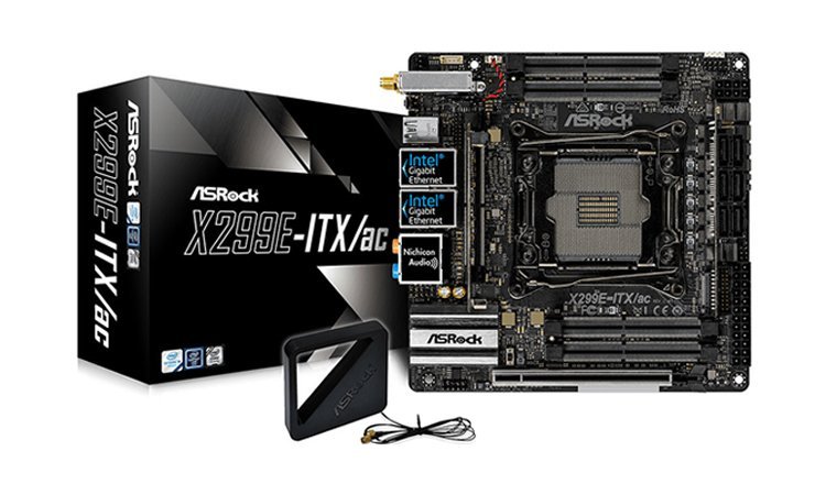 ASRock X299E-ITX A/C : du Core i9 suréquipé en mini-ITX !