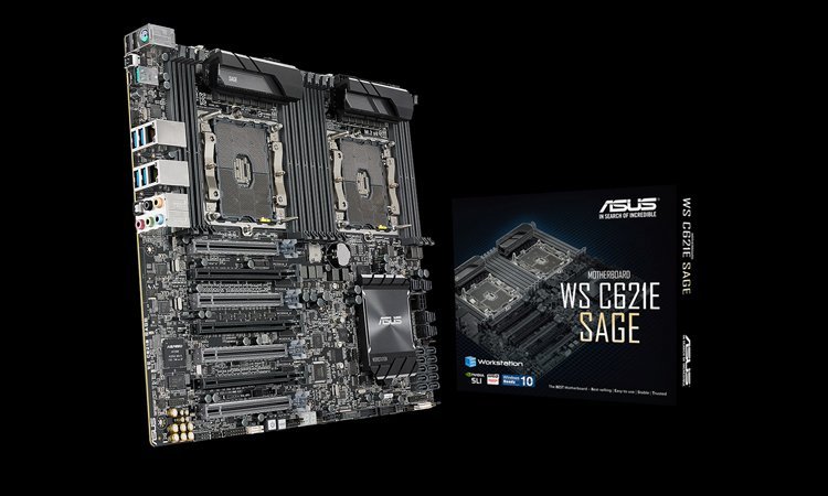 ASUS WS C621E Sage : Une carte mère bi-socket LGA-3647 !