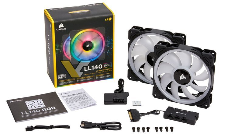 LL120 & LL140 : De nouveaux ventilateurs RGB chez Corsair !