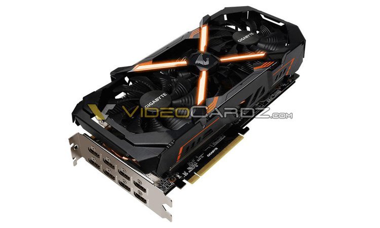 [MAJ] Gigabyte GTX 1070 Ti Aorus : 8 ports HDMI sur une carte !