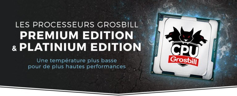 Des Core i7 7700K et i5 7600K délid chez GrosBill !