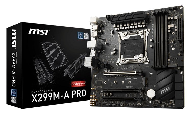 MSI dévoile la X299M-A Pro : Une carte mère Kaby Lake-X only !