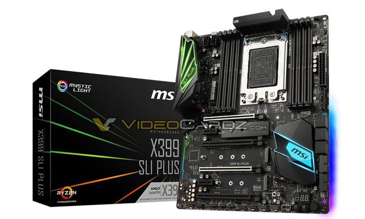 MSI propose sa X399 SLI Plus pour Threadripper !