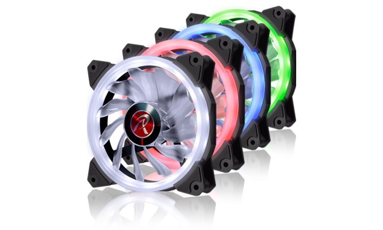 Raijintek Iris 12 : des ventilos RGB « apacher » !