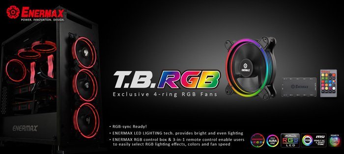 Enermax annonce ses ventilateurs T.B RGB