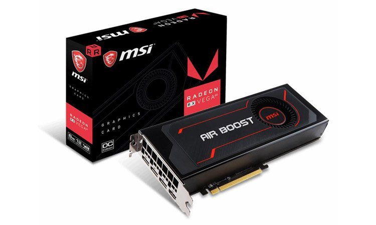 RX Vega 64 Air Boost 8G OC : la carte de MSI lancée !