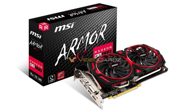 RX 570 Armor MK2 : un nouveau design côté MSI ?