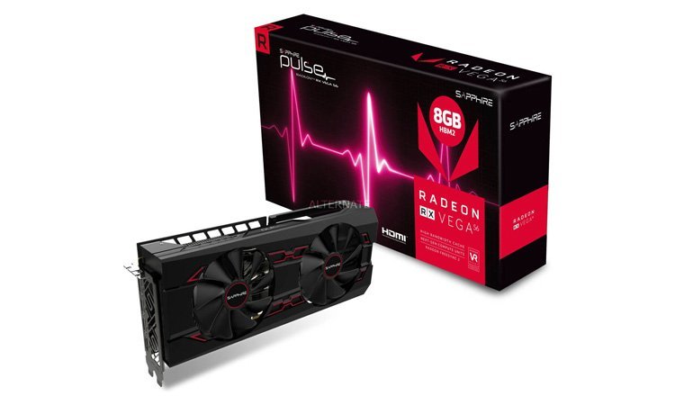 Sapphire RX Vega 56 Pulse : Gros dissipateur, petit PCB !