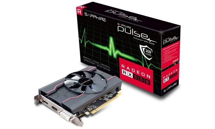 Sapphire lance une RX 550 Pulse single slot avec 640 shaders !