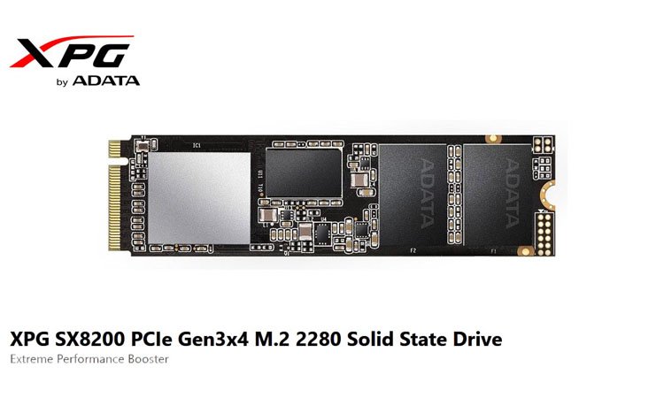Toujours dans le SSD, ADATA lance ses XPG SX8200 en PCIe x4 !