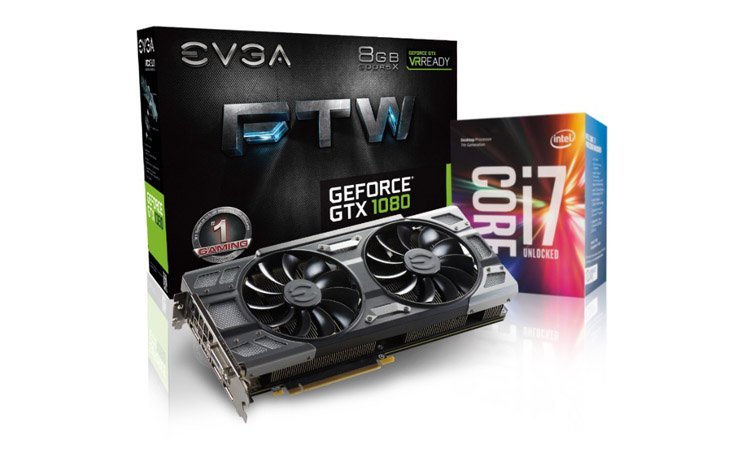 [Bon plan] EVGA GTX 1080 FTW + Core i7 7700K à 830€ !